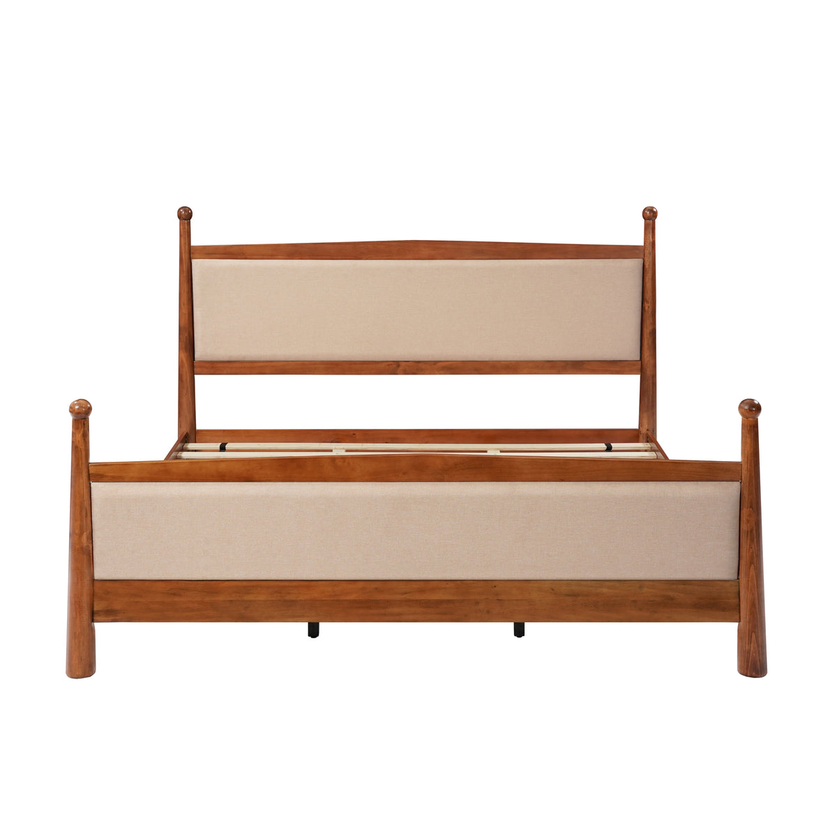 King Size Upholstered Platform Bed Frame, photo 5 of 10