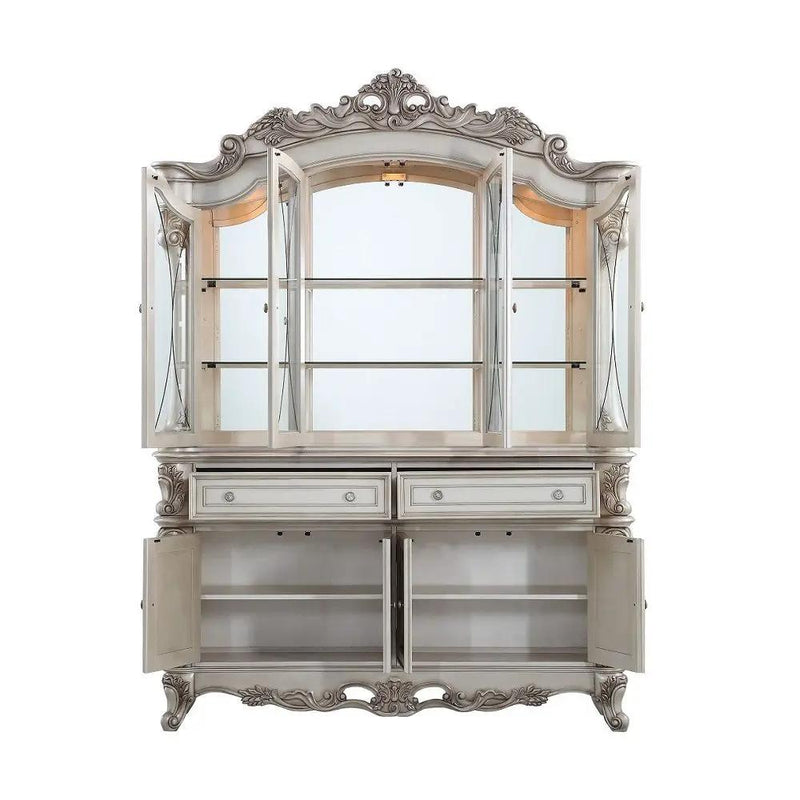 Gorsedd - Buffet & Hutch - Golden Ivory by Unique Piece Furniture