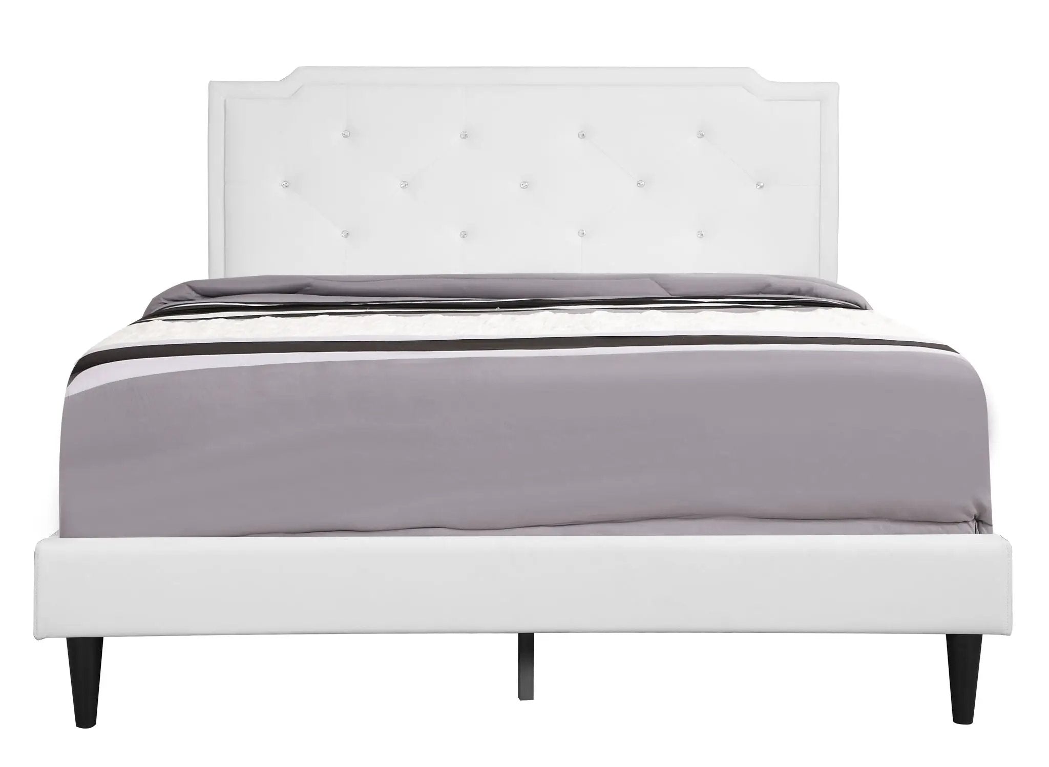 Button Tufted Bed Charming For Cozy Spaces by Unique Piece Furniture