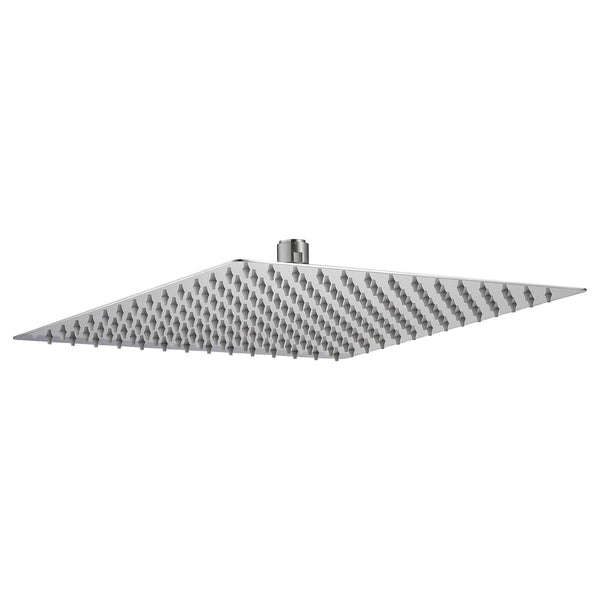 Ultra Thin Square Rainfall Shower Head Stainless Steel, Wall Or Ceiling Mount