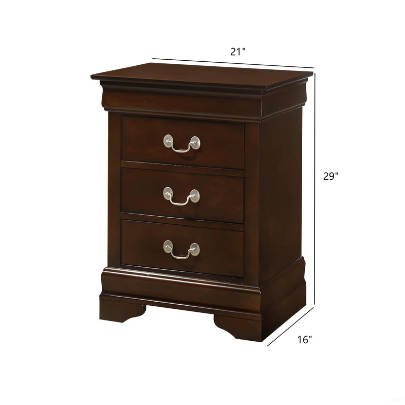 Louis Phillipe - Nightstand - Wood by Unique Piece Furniture