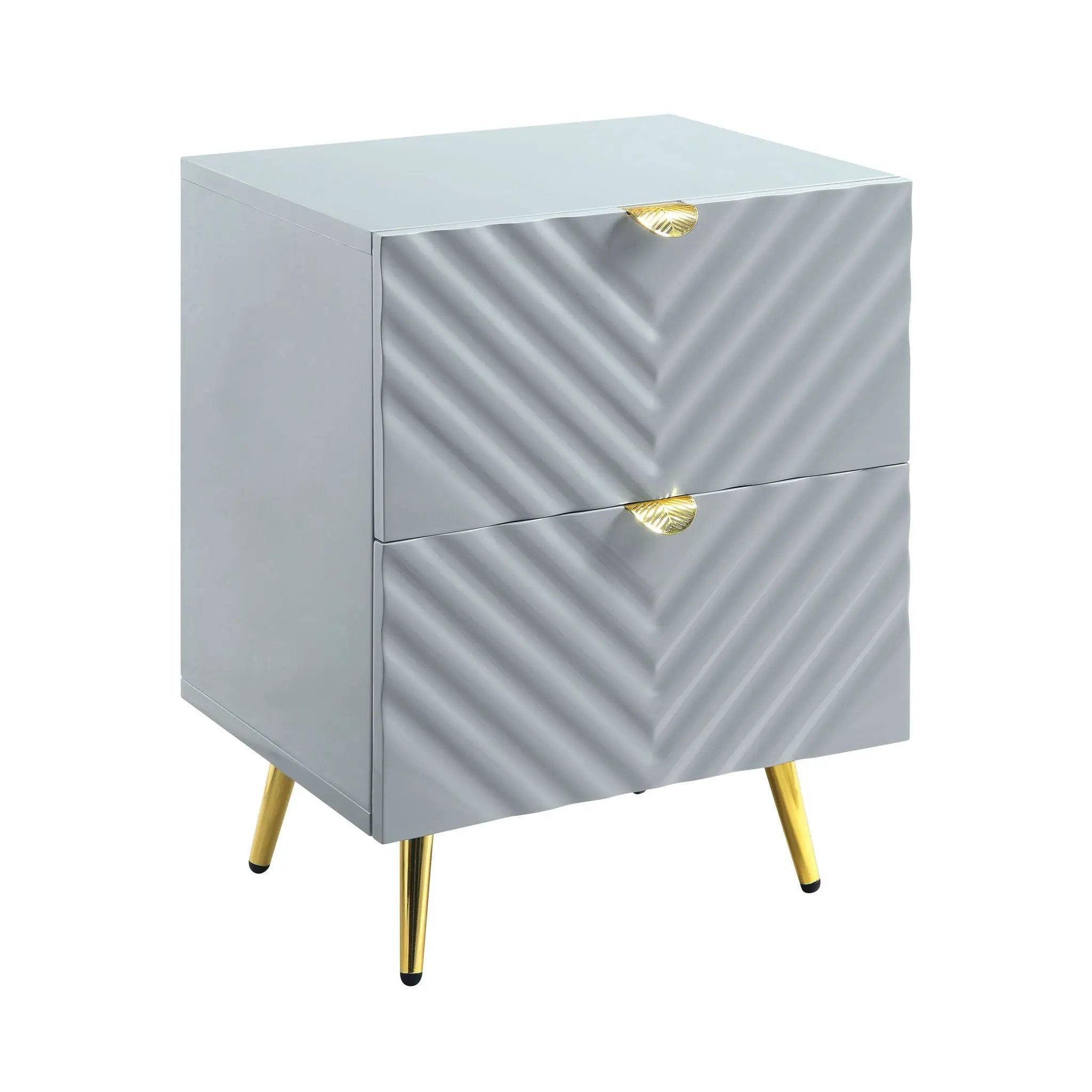Gaines - High Gloss Nightstand by Unique Piece Furniture