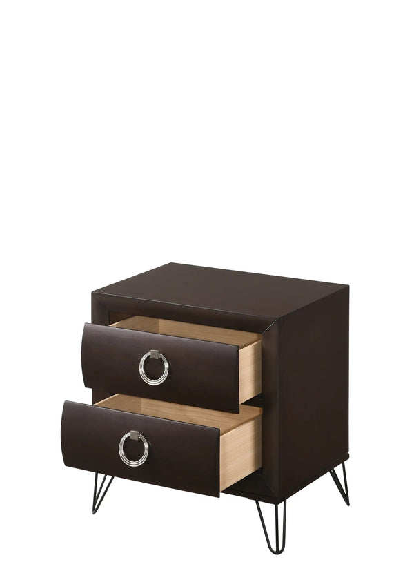 Tablita Dark Merlot Finish Nightstand, photo 2 of 7