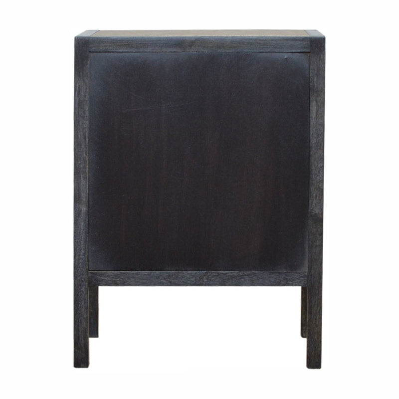 Nightstand, 3 Drawer - Black by HouseOfZazla