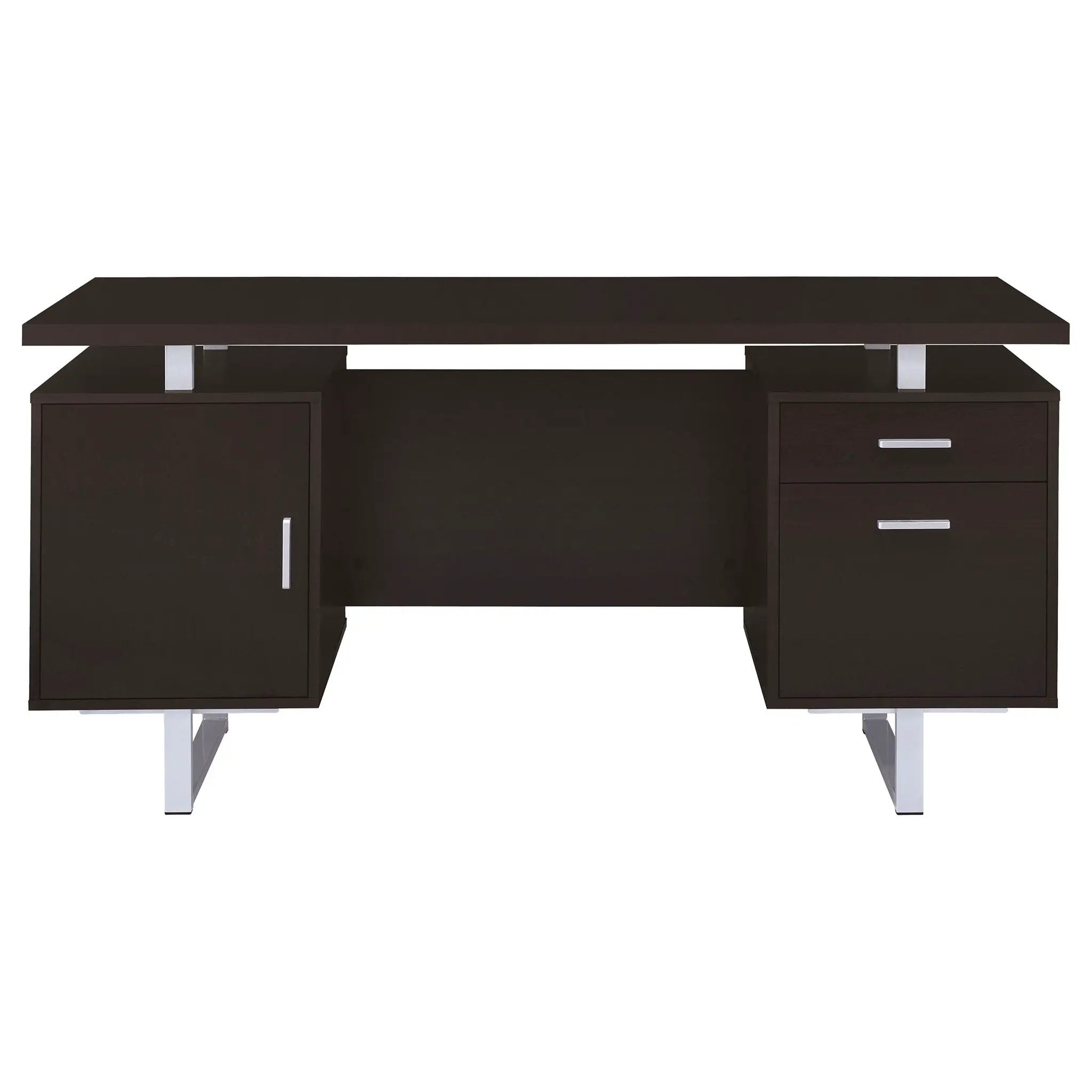 Lawtey 60-inch 2-drawer Office Computer Desk Cappuccino by Unique Piece Furniture