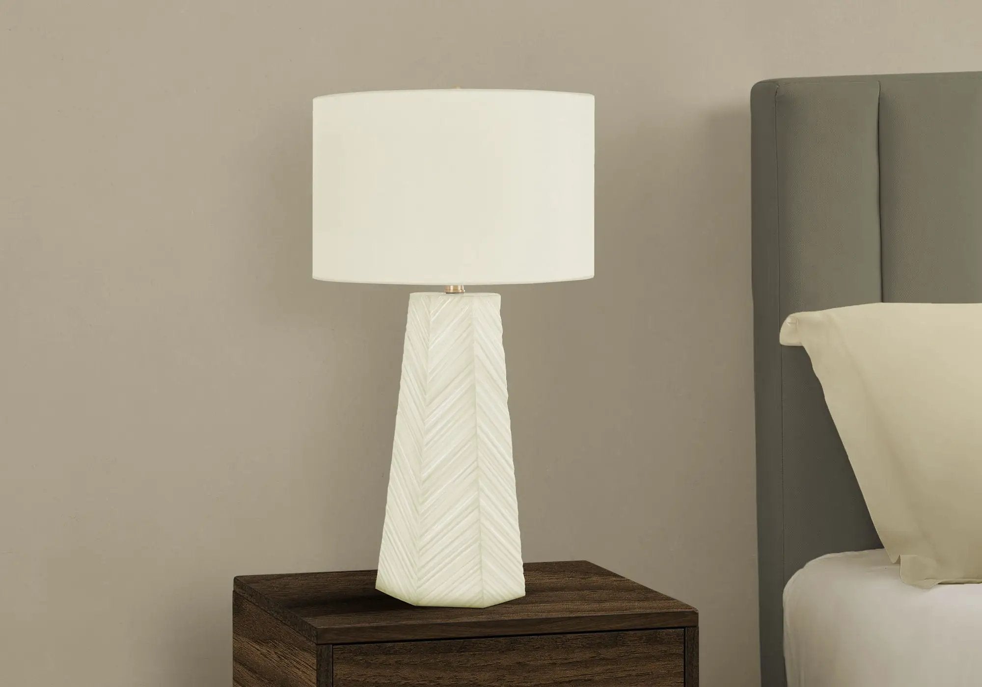Lighting, Table Lamp, Ceramic, Contemporary - White by Unique Piece Furniture