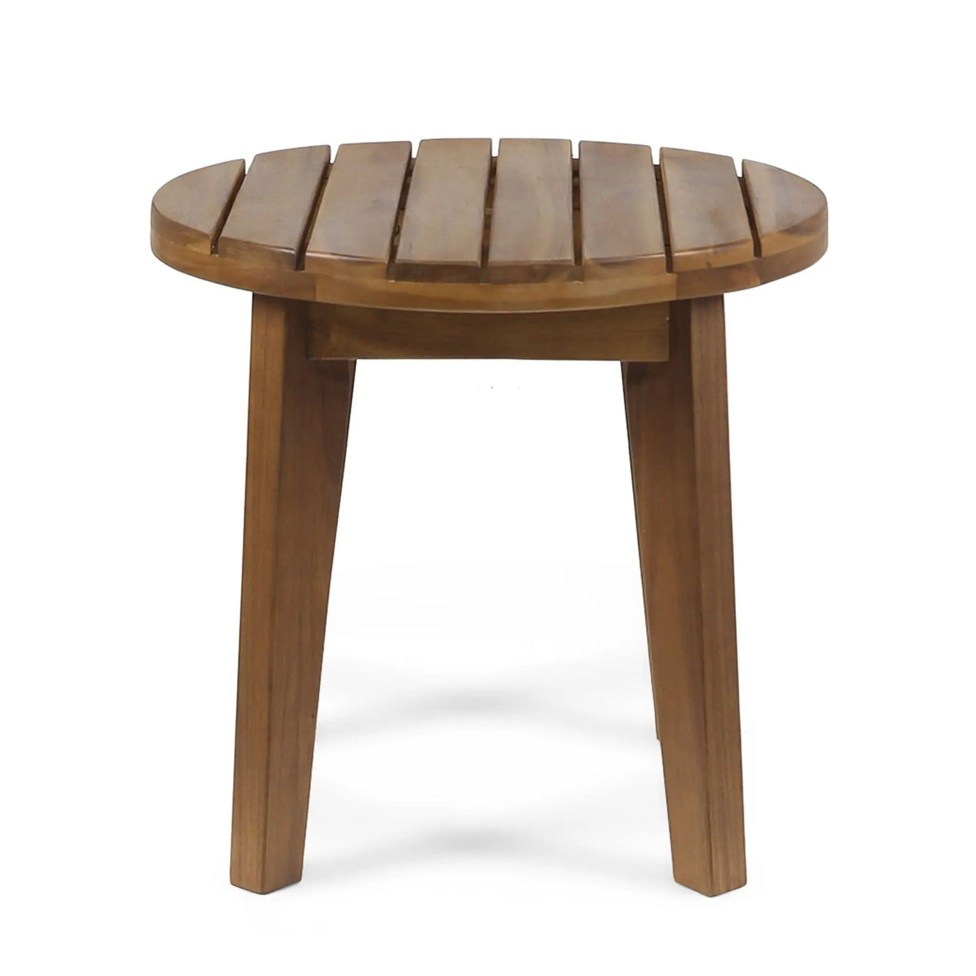 Outdoor Acacia Wood Side Table With Weather Resistance by HouseOfZazla