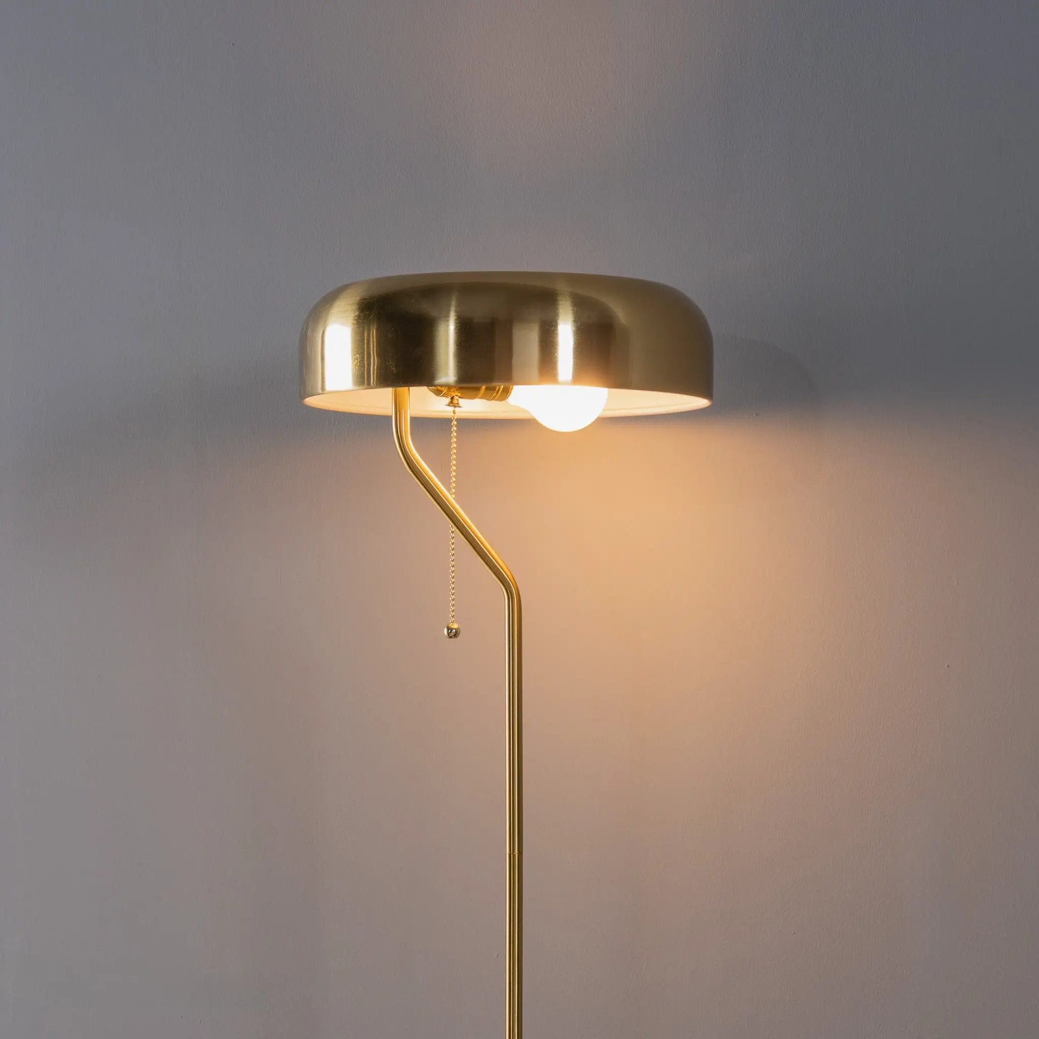 Spectra - Tall Corner Floor Lamp For Living Room - Gold by HouseOfZazla