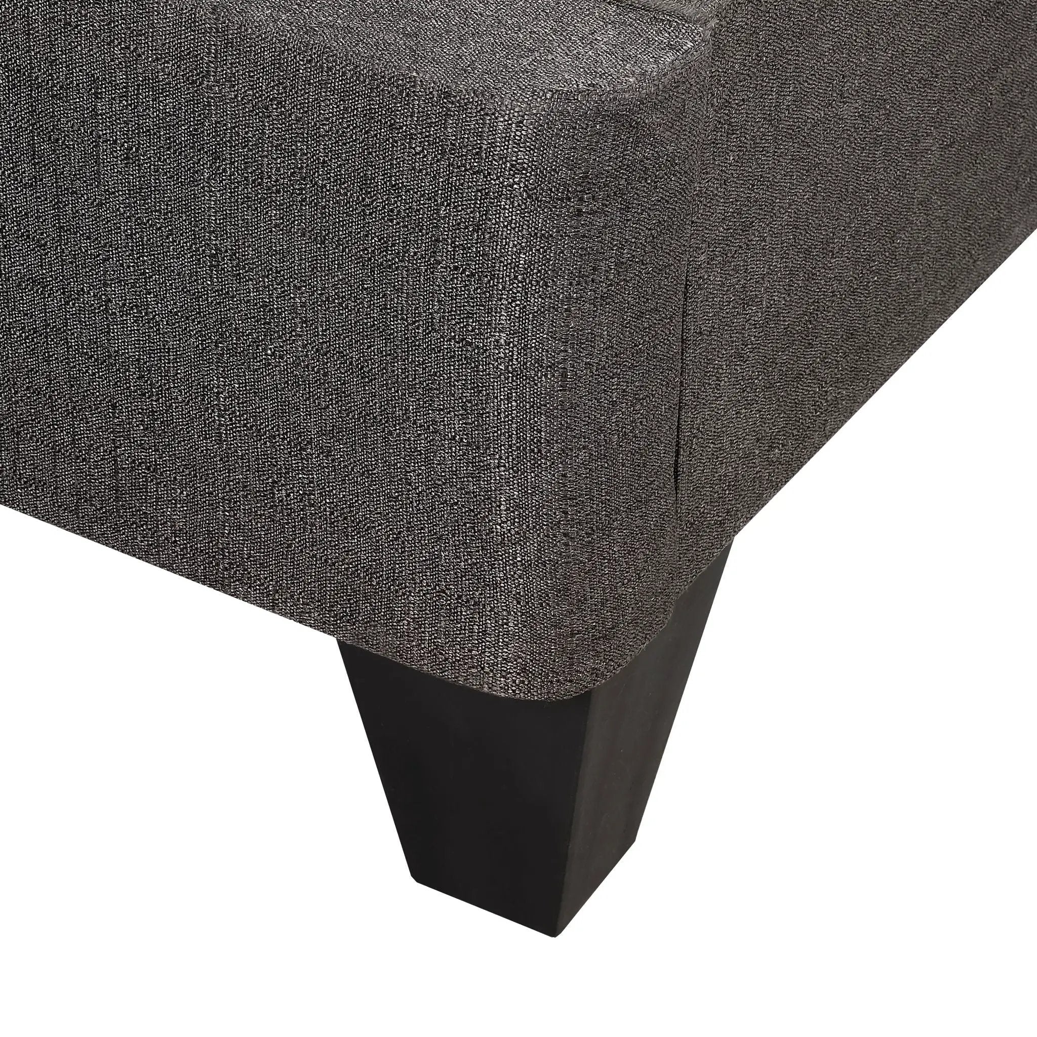 14" Upholstered Platform Bed Base, Mattress Foundation by Unique Piece Furniture