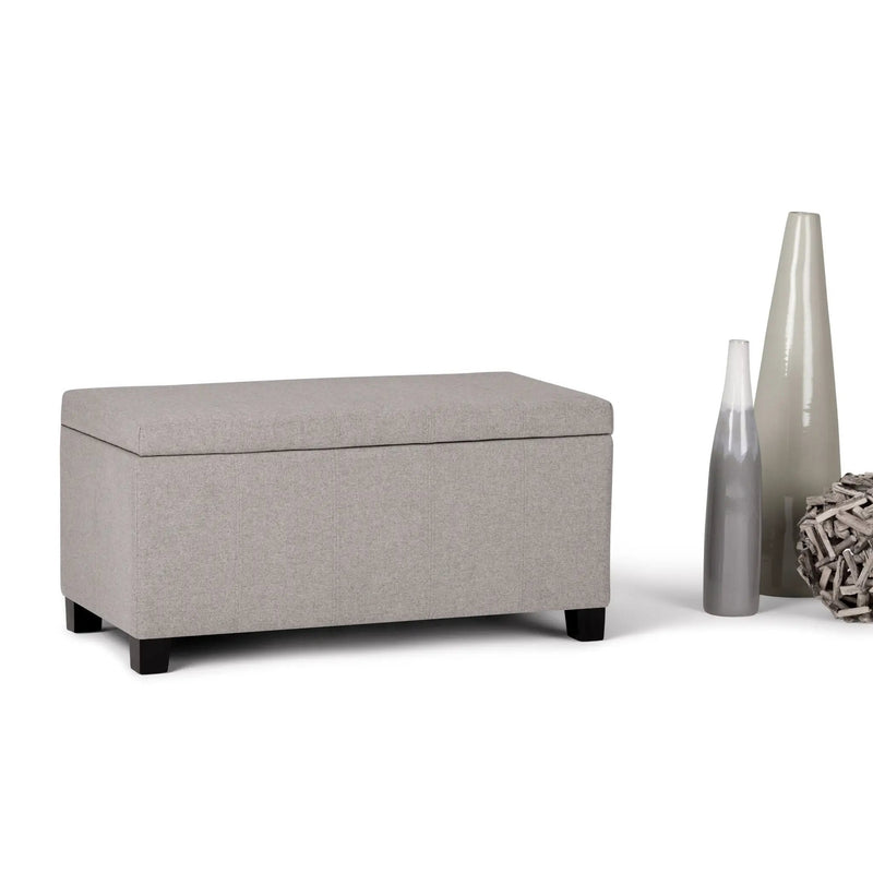 Dover - Upholstered Storage Ottoman Bench by HouseOfZazla
