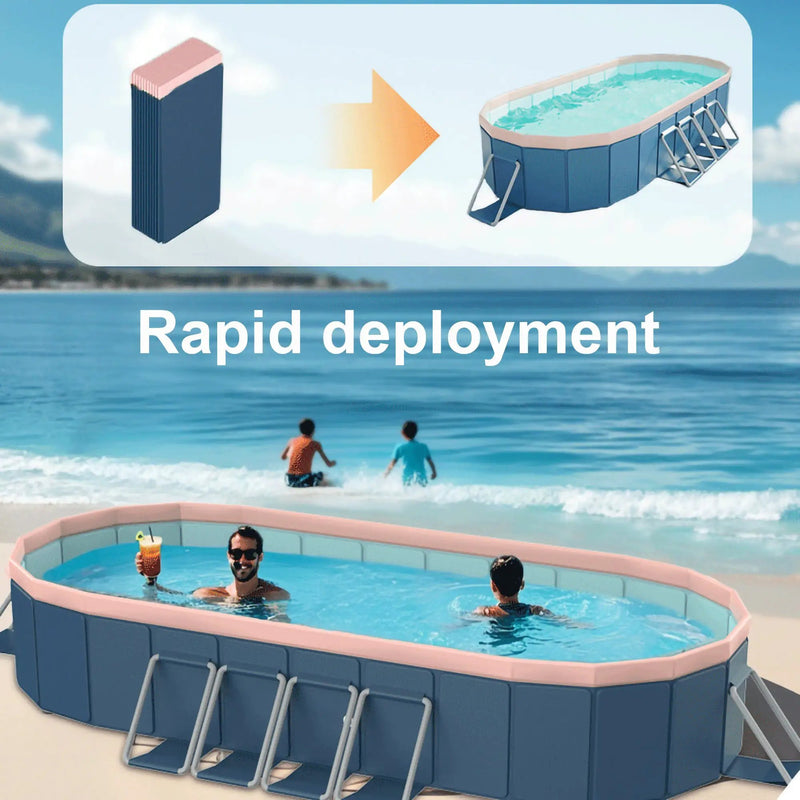 1.8m PVC Folding Pool by HouseOfZazla