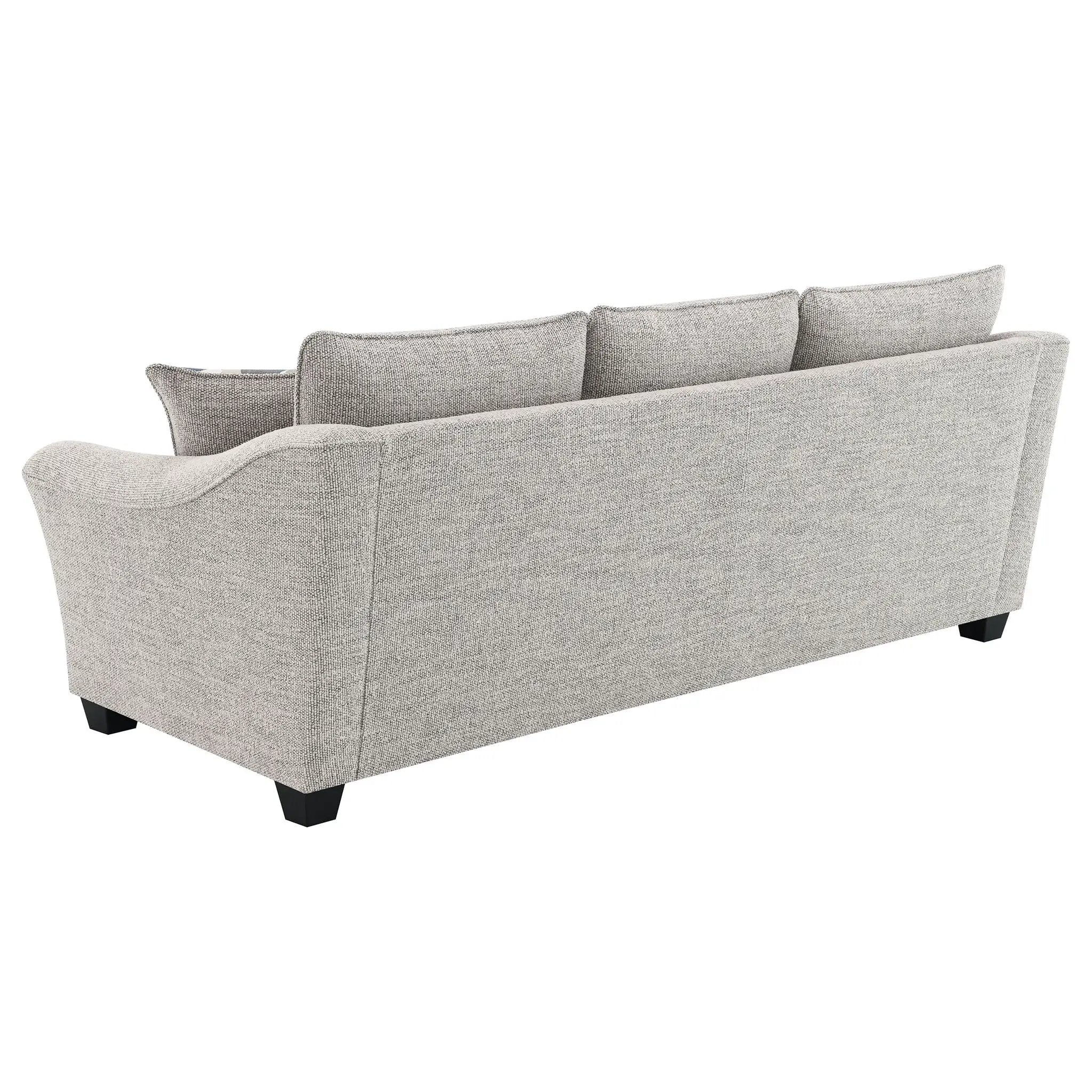 Tomkins Boucle Upholstered Sofa Light Grey by Unique Piece Furniture