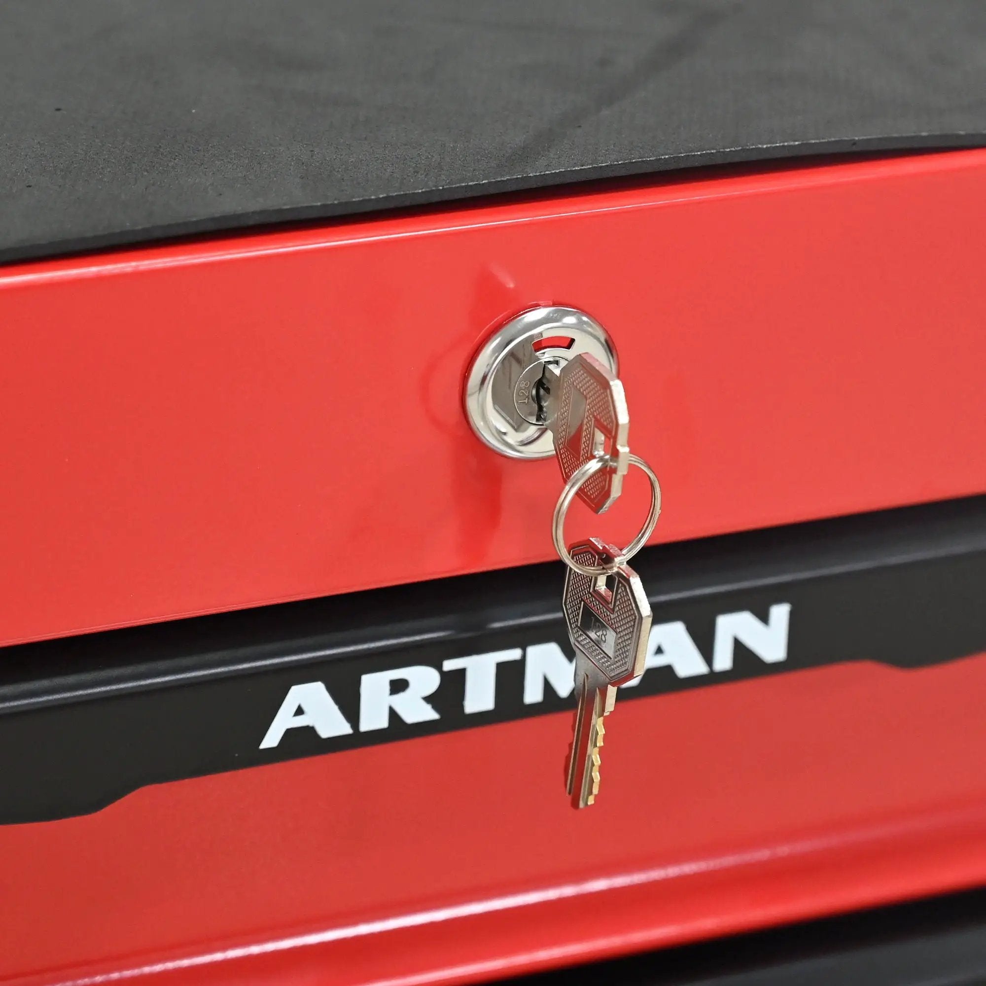 Rolling Metal Tool Chest With Drawers, Steel Storage Cabinet With Ball Bearing Slides by HouseOfZazla