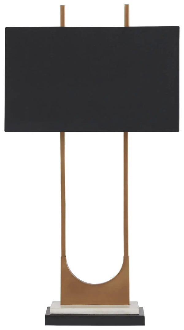 Malana - Metal Table Lamp  - Brass Finish