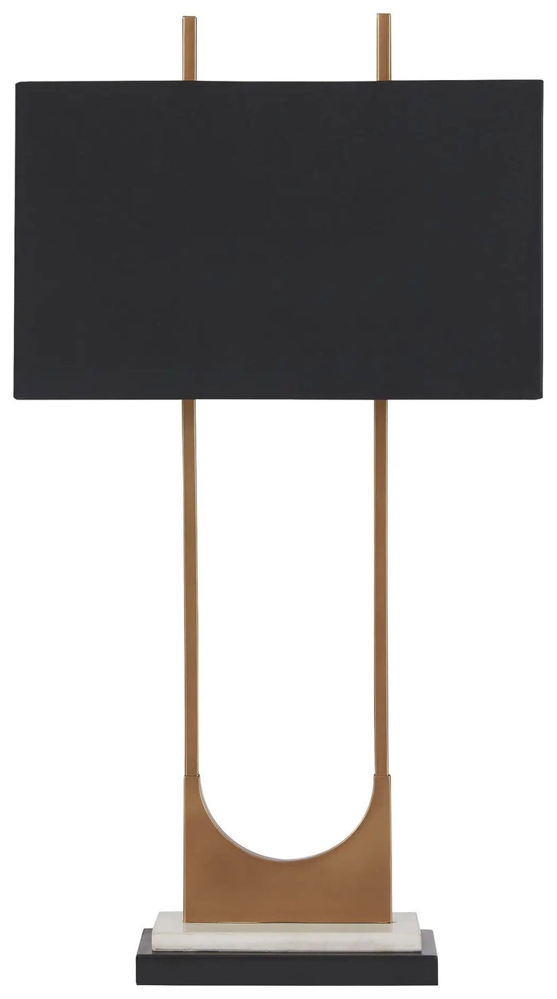 Malana - Metal Table Lamp - Brass Finish by Unique Piece Furniture