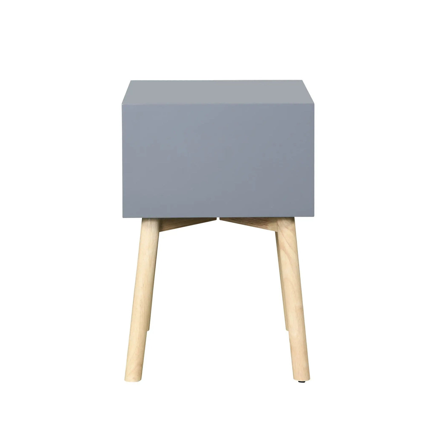 Side Table With 2 Drawer, Mid-Century Modern Storage Cabinet For Bedroom by Unique Piece Furniture