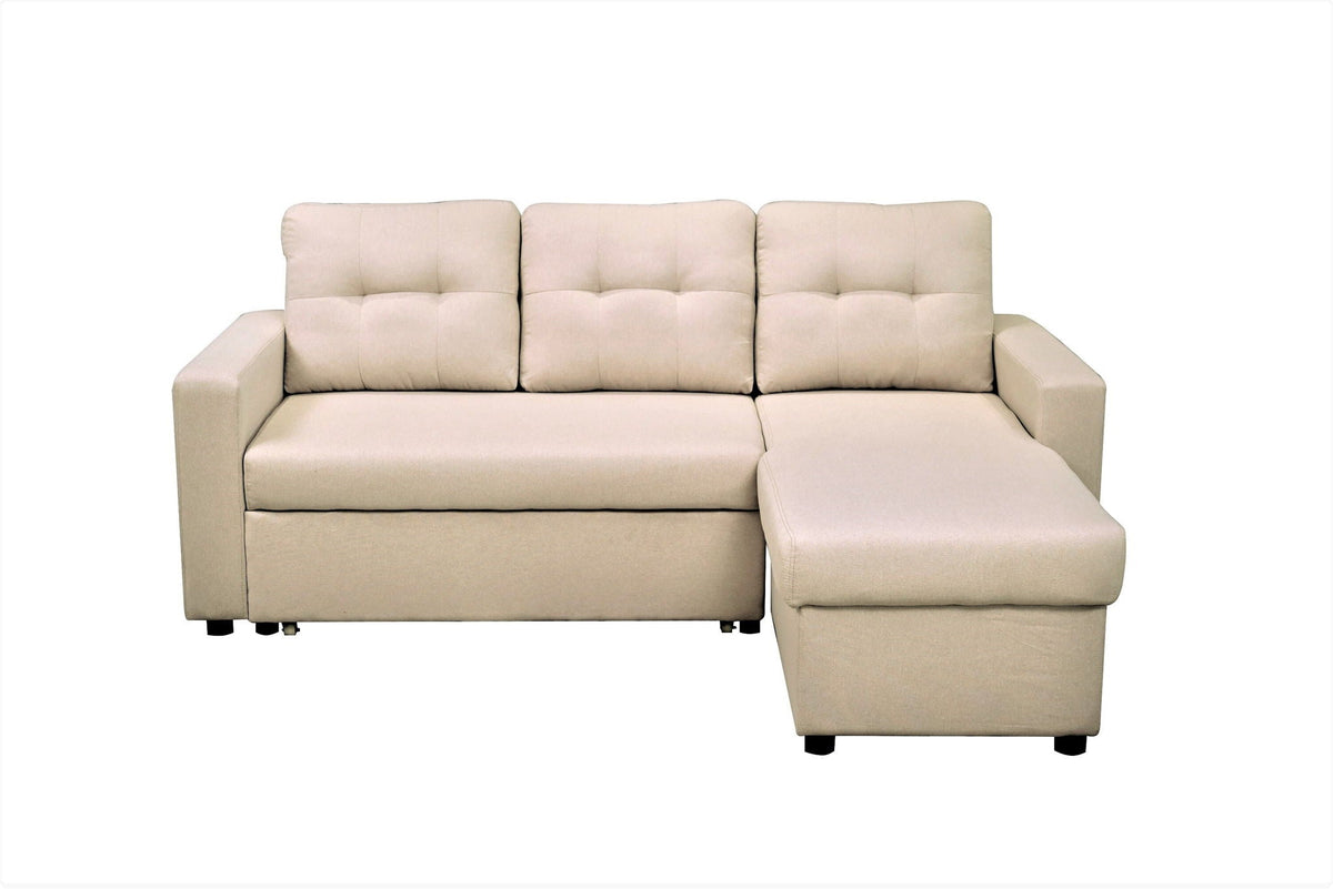 Convertible L Shaped Sectional Sleeper Sofa Bed, Saving Pull Out Couch, photo 15 of 23