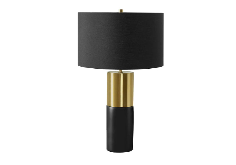 Lighting, Table Lamp, Concrete, Contemporary - Black / Gold by HouseOfZazla