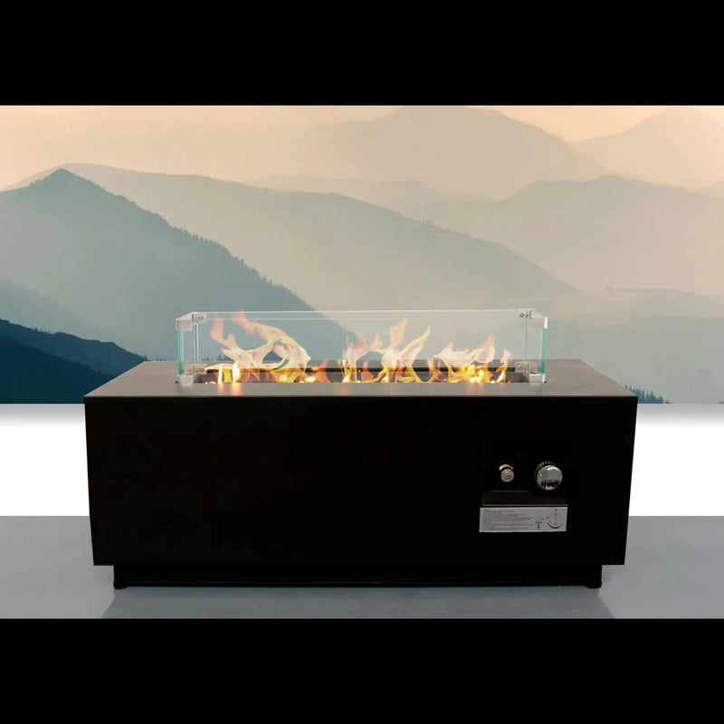 Modern Design Outdoor Fire Pit Table With Cover by HouseOfZazla