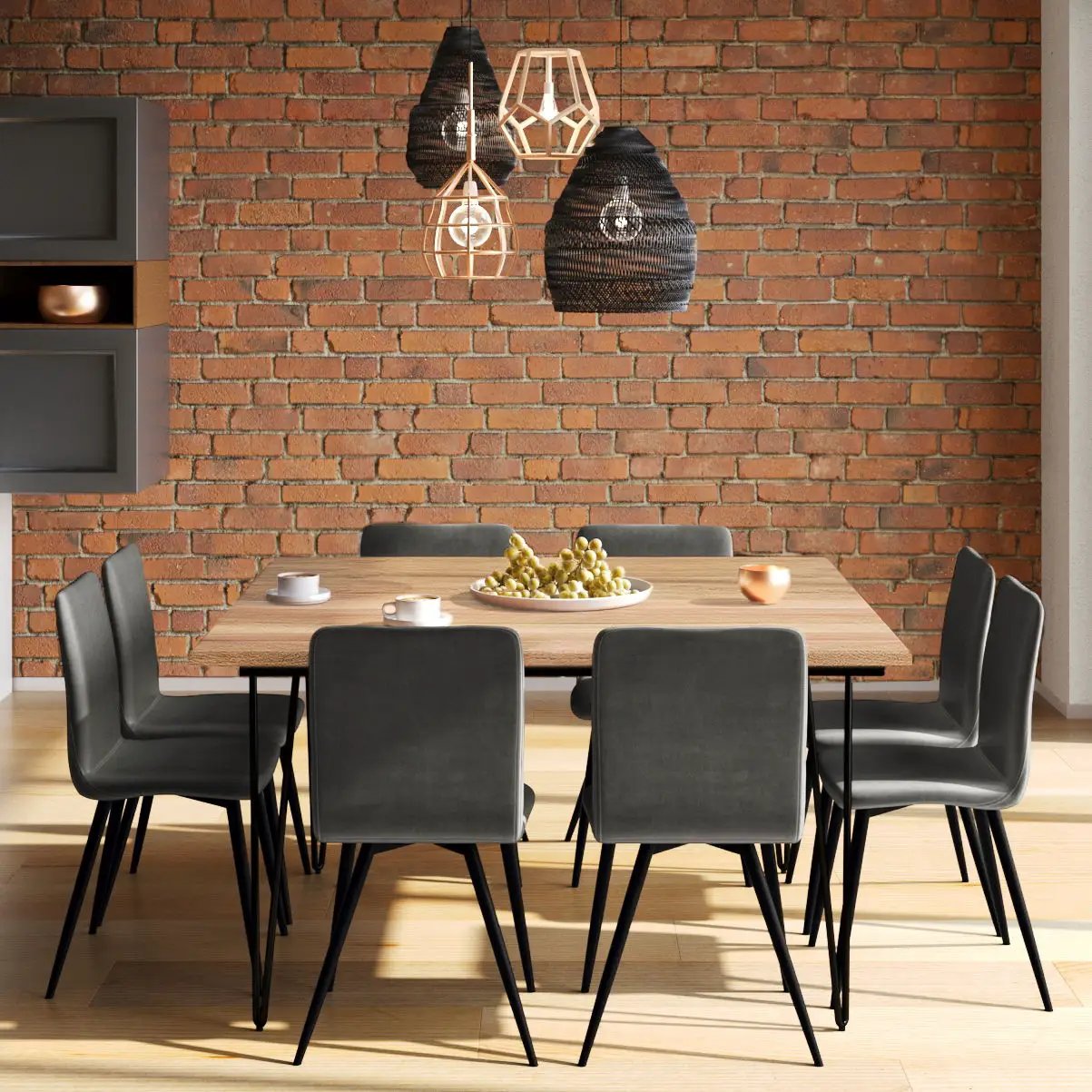 Hunter - Square Tabletop Dining Table by HouseOfZazla
