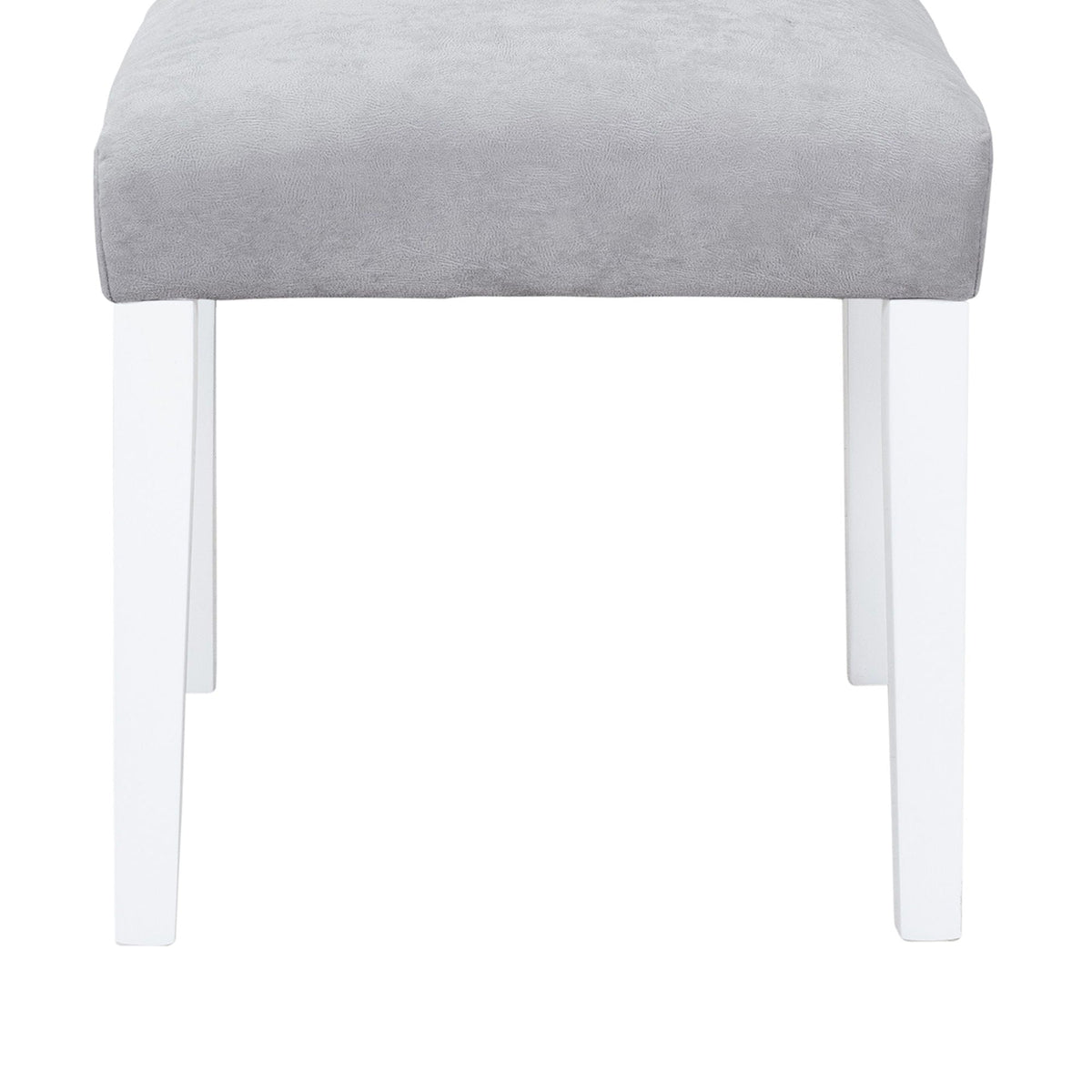 Ariya Stylish Dining Chair Set of 2 with Padded Seat - Gray or Dark Gray, photo 8 of 10
