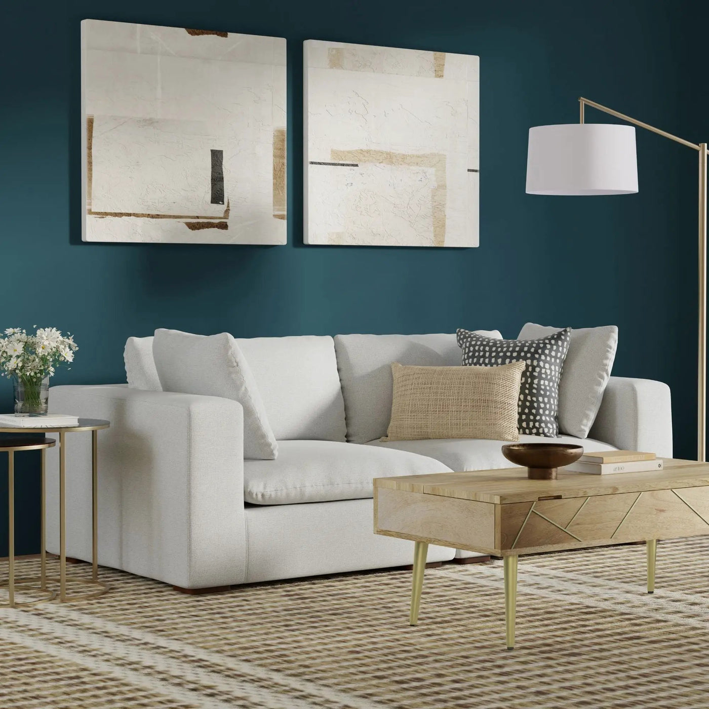 Jasmine - Handcrafted Sofa by HouseOfZazla