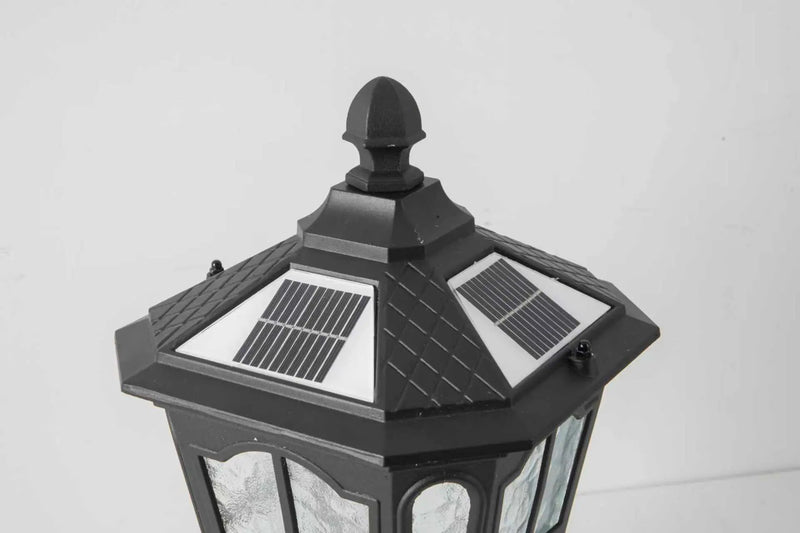 Garden Post Light Black Aluminum Outdoor Column Light by HouseOfZazla