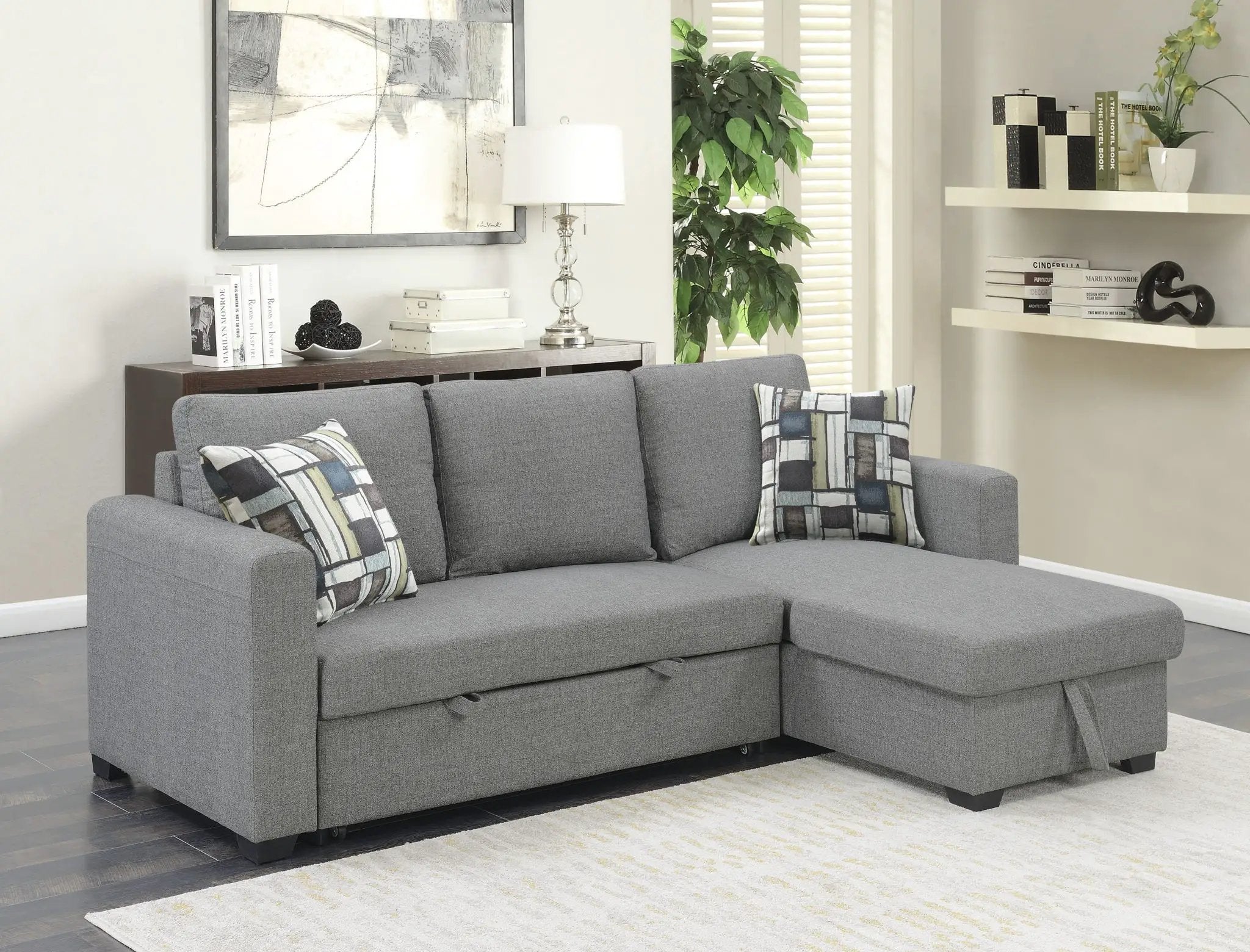 Pensole - Reversible Pop - Up Sleeper Sectional by HouseOfZazla