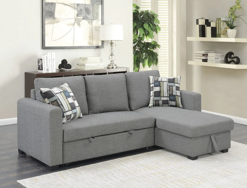 Pensole - Reversible Pop - Up Sleeper Sectional by HouseOfZazla