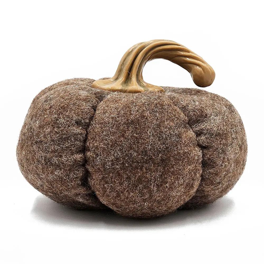Pumpkin Ornament Decor For Holiday Harvest Festival Fall Festival & Thanksgiving (Set of 3) by HouseOfZazla