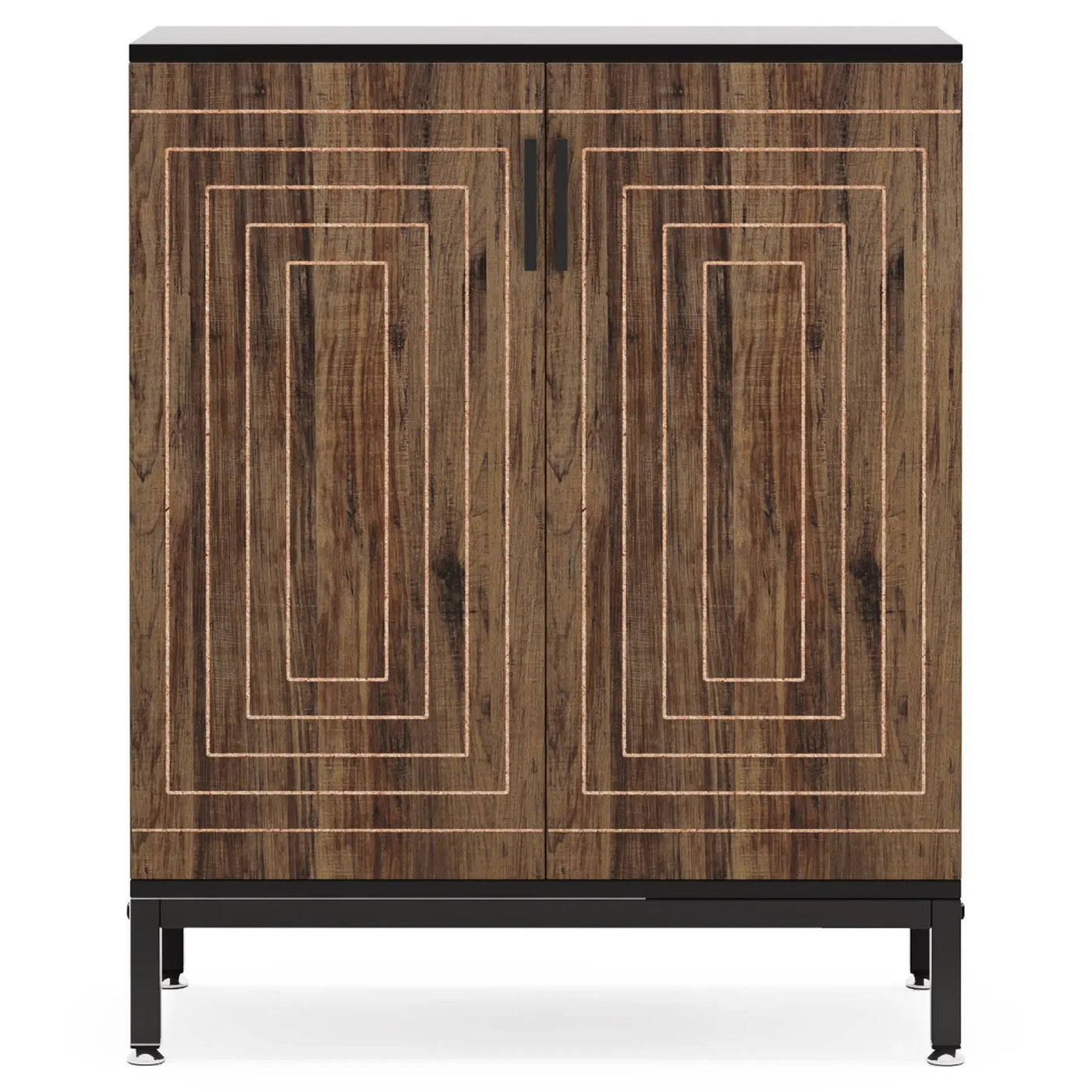 Shoe Cabinet With Doors, 5 Tiers Shoe Storage Organizer by HouseOfZazla