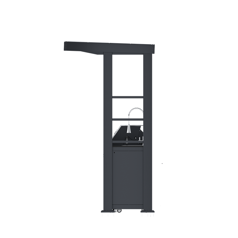 110-Inch Deluxe Stainless Steel Gas Outdoor Kitchen Grill by HouseOfZazla