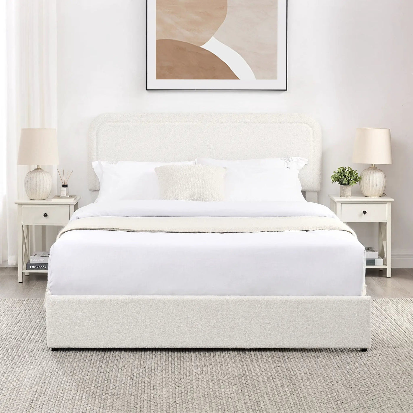 Liv - Patented With Drawers Upholstered Storage Platform Bed by HouseOfZazla