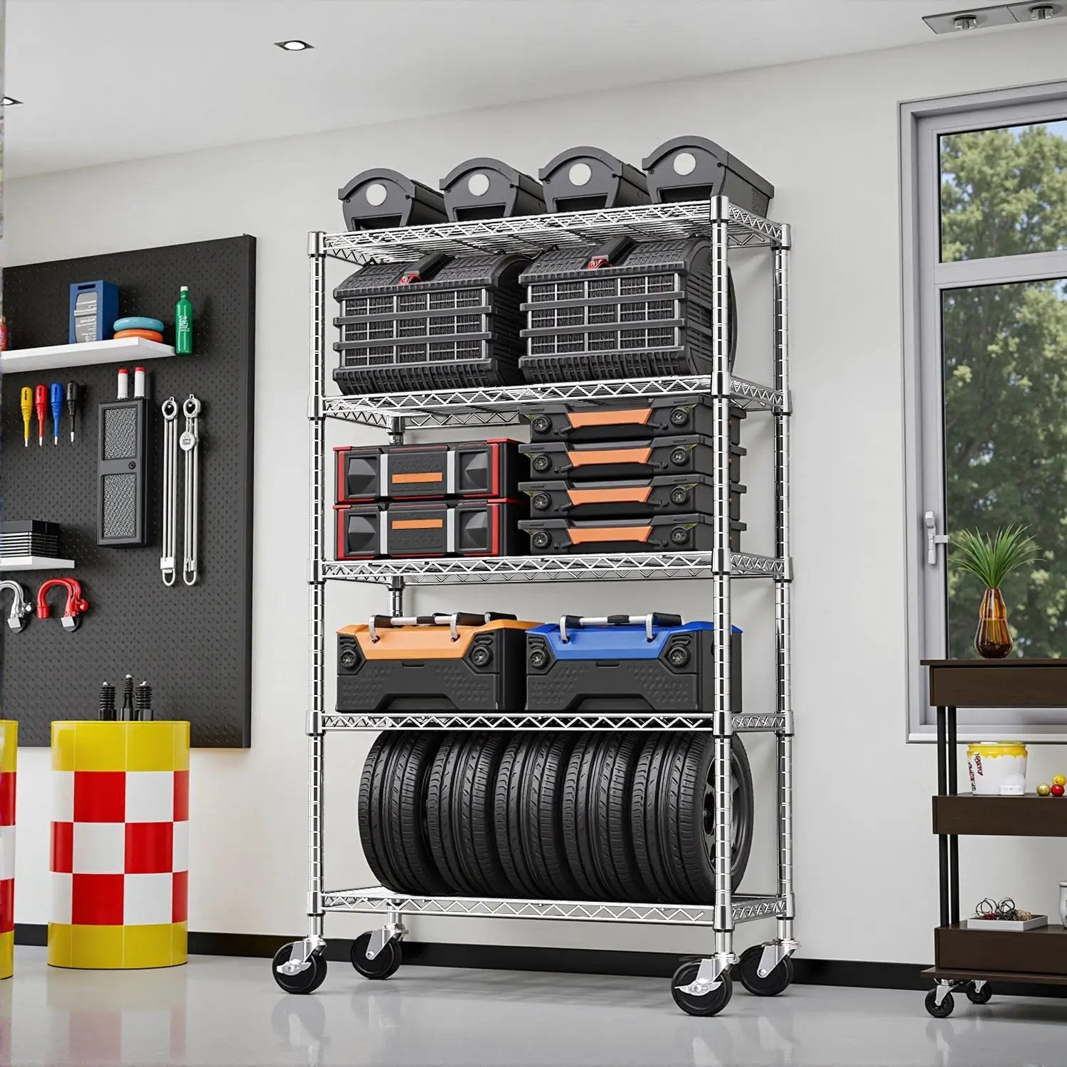 5-Shelf Wire Storage Shelving Unit by HouseOfZazla