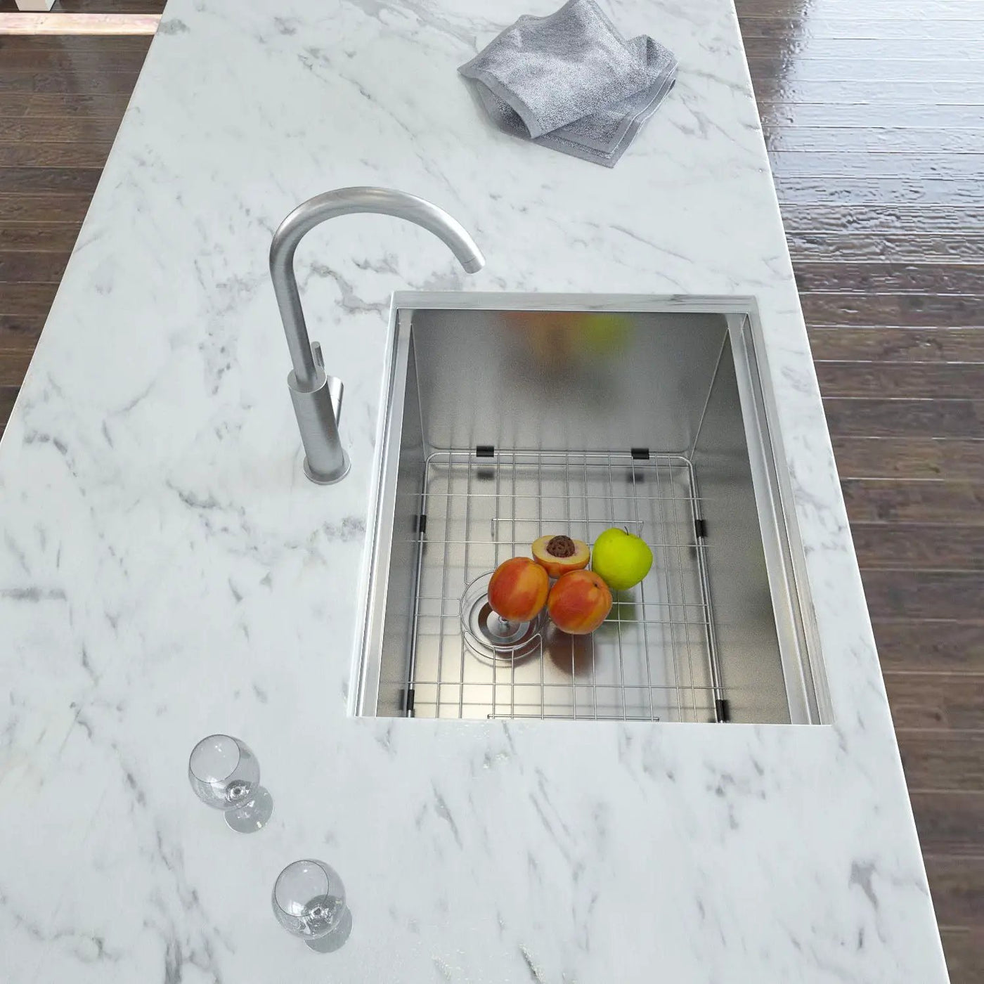 Laundry Workstation Undermount Utility Sink, Deep Single Bowl by HouseOfZazla