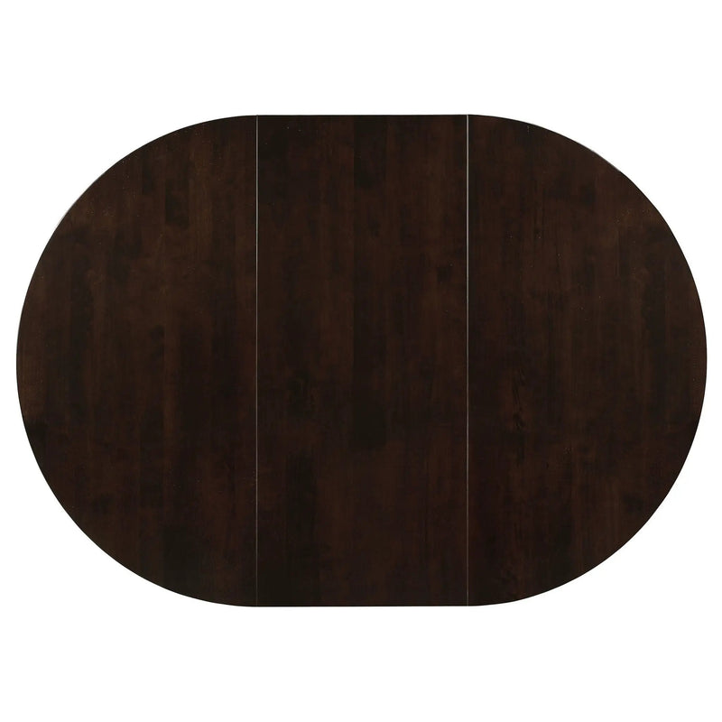 Gabriel 5-piece Extension Leaf Dining Table Set Cappuccino by Unique Piece Furniture