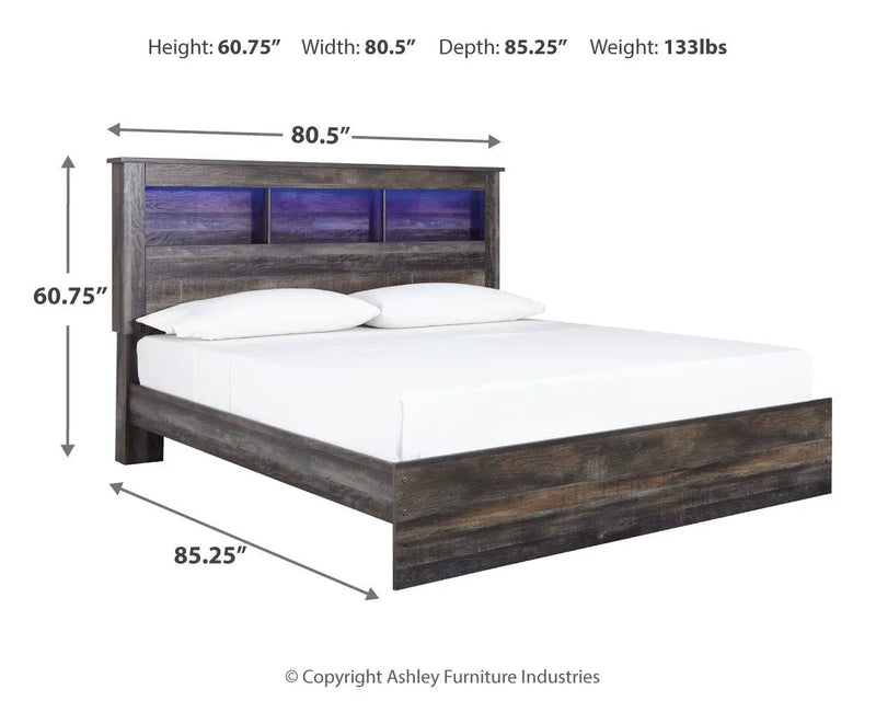 Drystan - Panel Bookcase Bed by Unique Piece Furniture