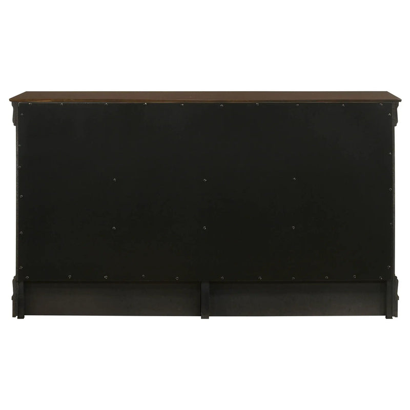 Louis Philippe 6-drawer Dresser Cappuccino by Unique Piece Furniture