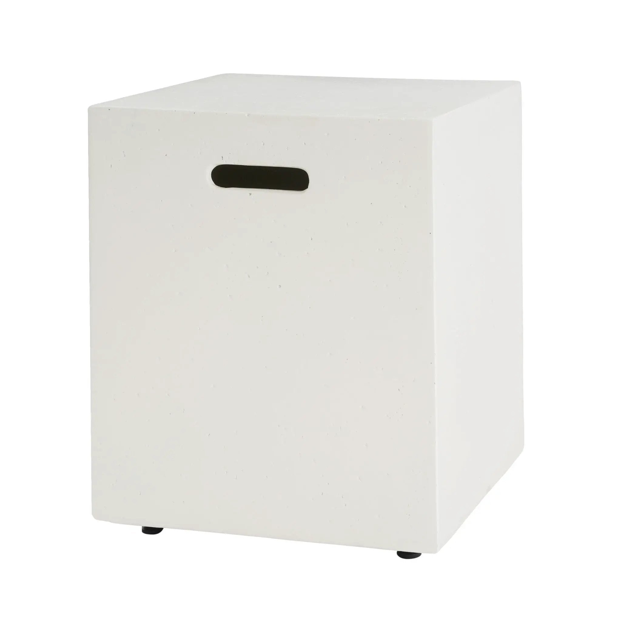 Modern Tank Holder Side Table With Smooth Concrete Surface by HouseOfZazla