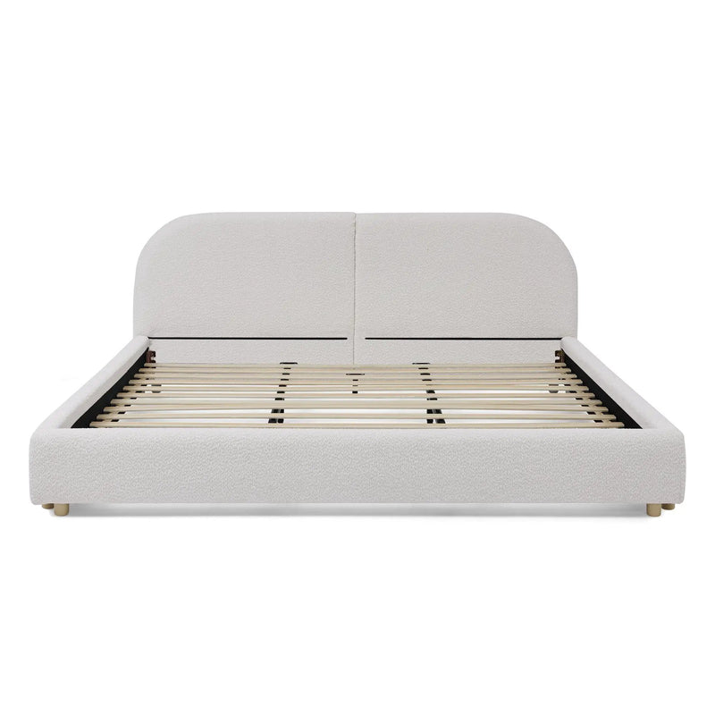 King Size Upholstered Bed Frame by HouseOfZazla