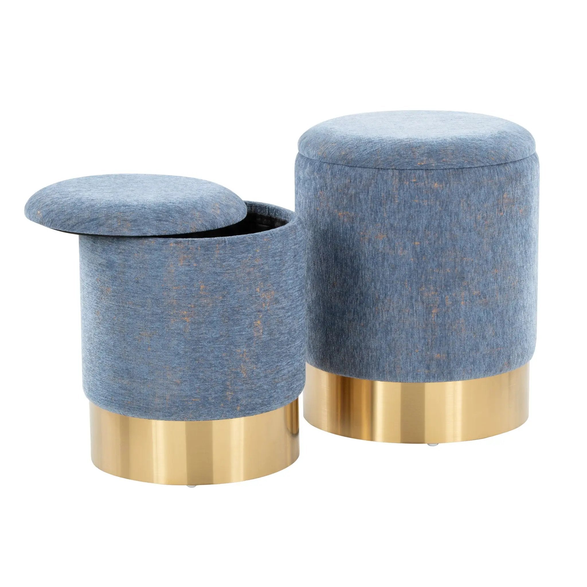 Marla - Contemporary Nesting Ottoman Set by Unique Piece Furniture