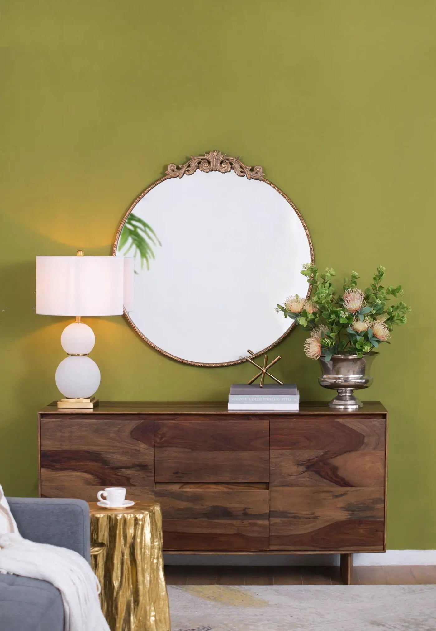 Classic Design Mirror With Baroque Inspired Frame by HouseOfZazla
