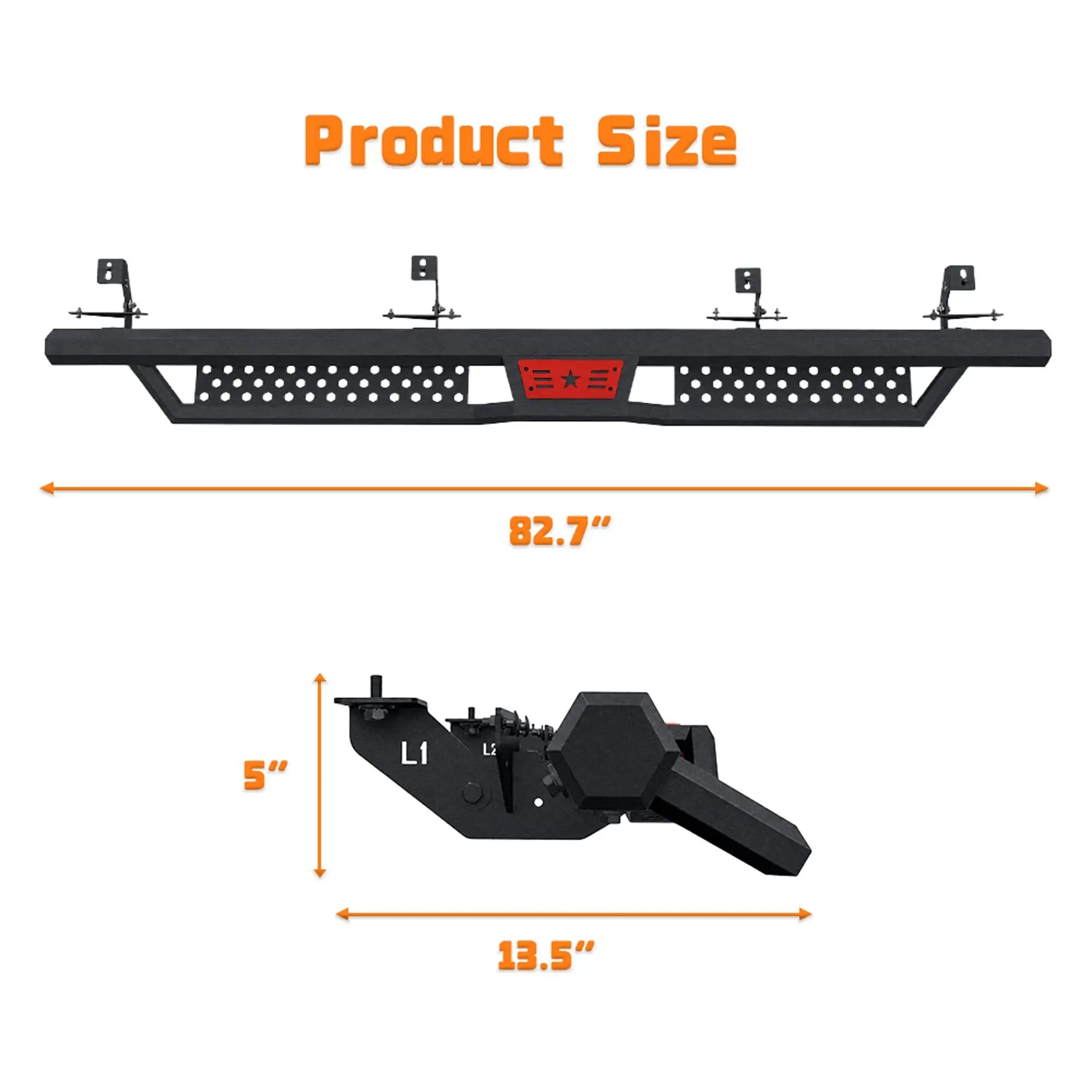 Hexagonal Style Running Boards for Jeep Gladiator JT by HouseOfZazla