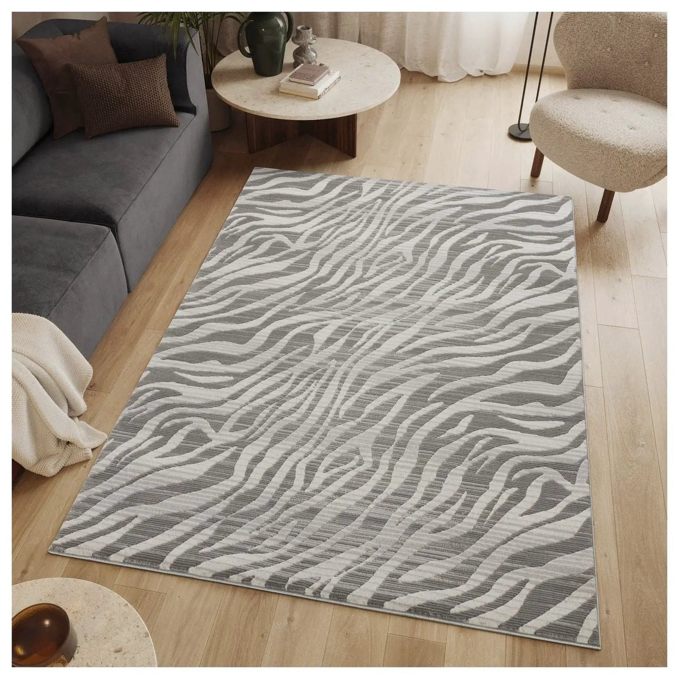 Geometrix - Contemporary Rug With Geometric 3D Effect by HouseOfZazla