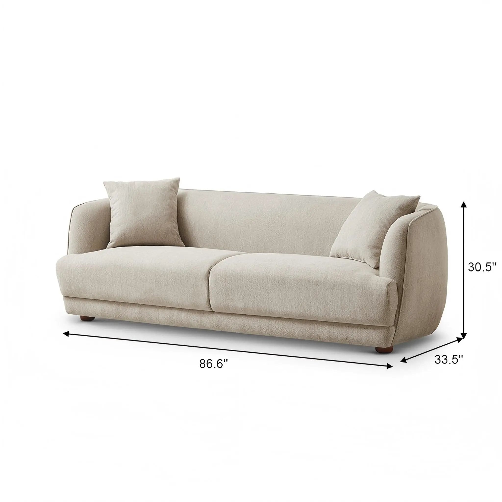 Larisa Mid Century Modern Sofa by HouseOfZazla