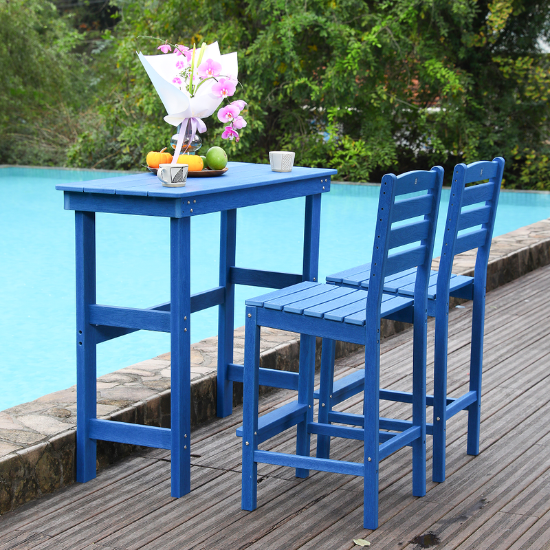 HDPE Outdoor Dining and Bar Table by HouseOfZazla