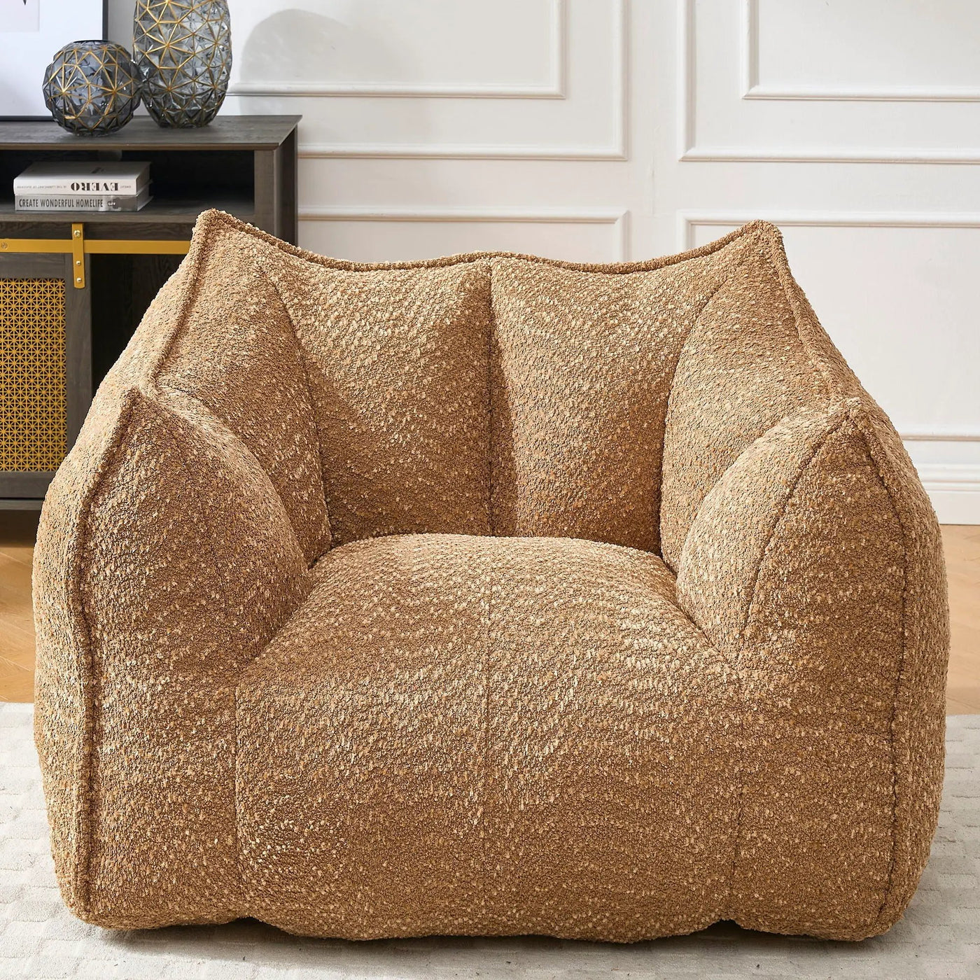 Comfortable Chenille Sofa Chairs With Highly Resilient Foam by HouseOfZazla
