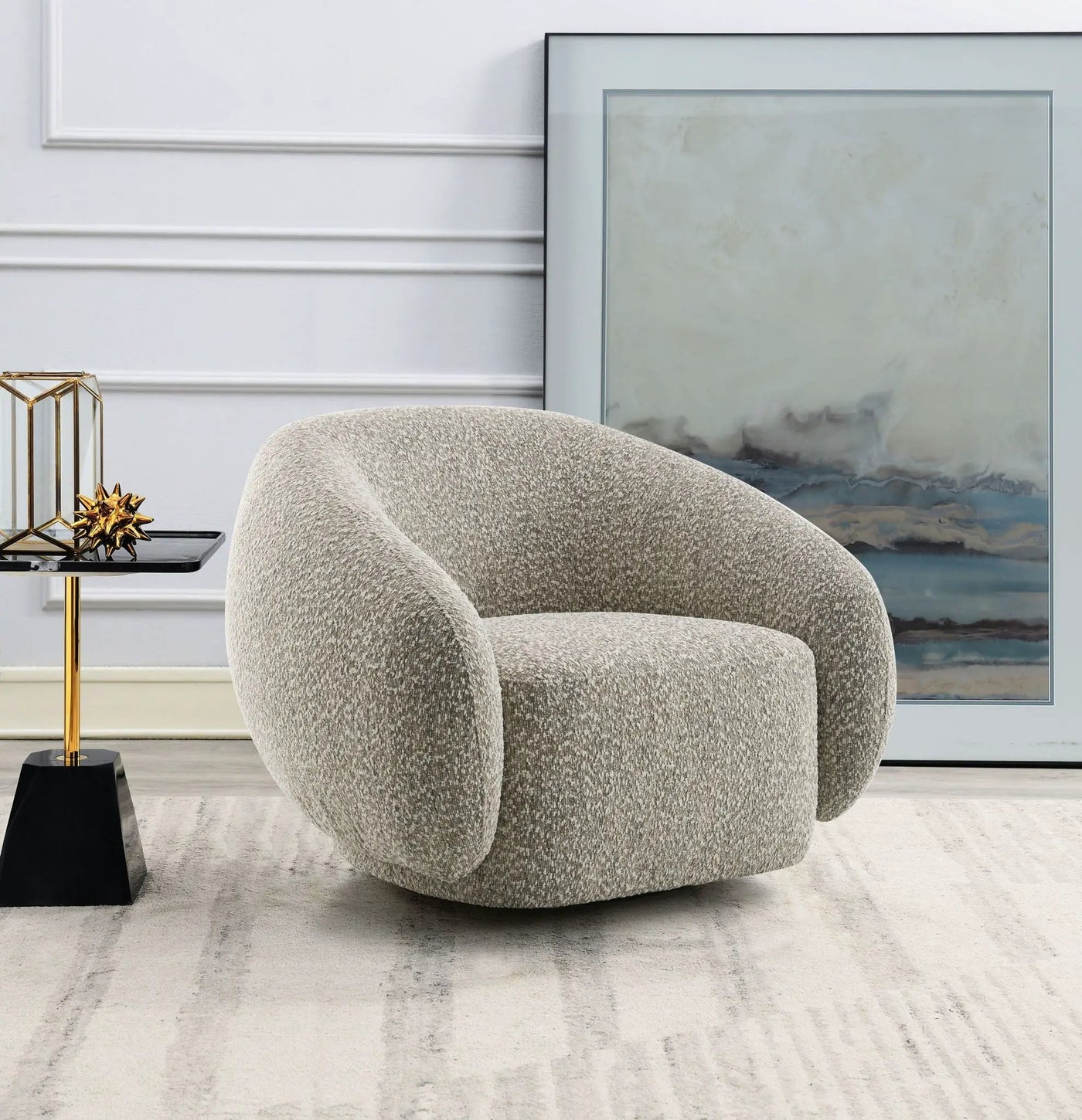 Isabel - Chair With Swivel Base by HouseOfZazla