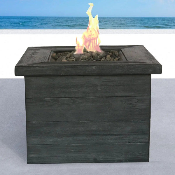 Fiber Reinforced Propane / Natural Gas Fire Pit Table - Charcoal