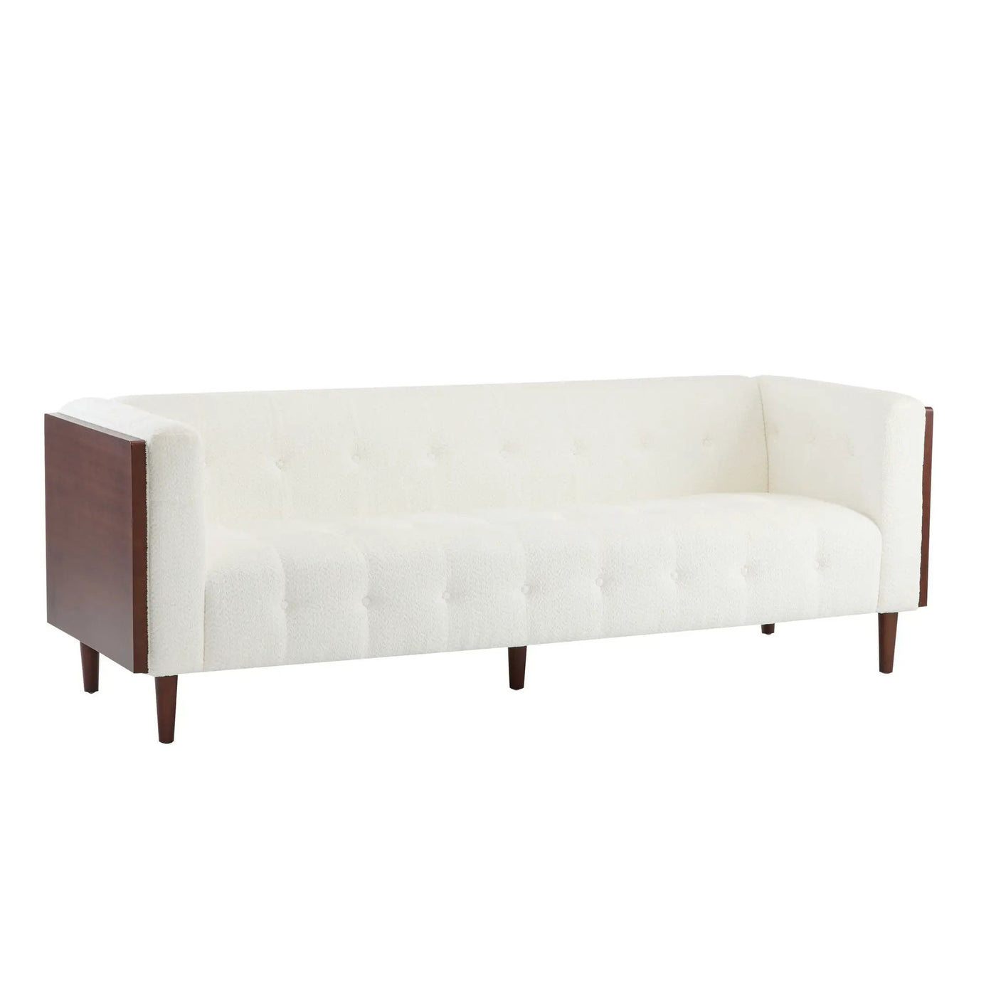 Contemporary 3 Seater Sofa With Tufted Design by HouseOfZazla